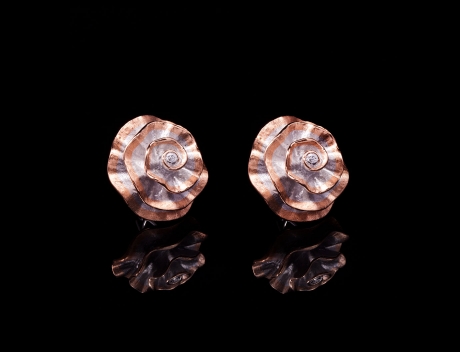 Rose Gold Vermeil & Earrings