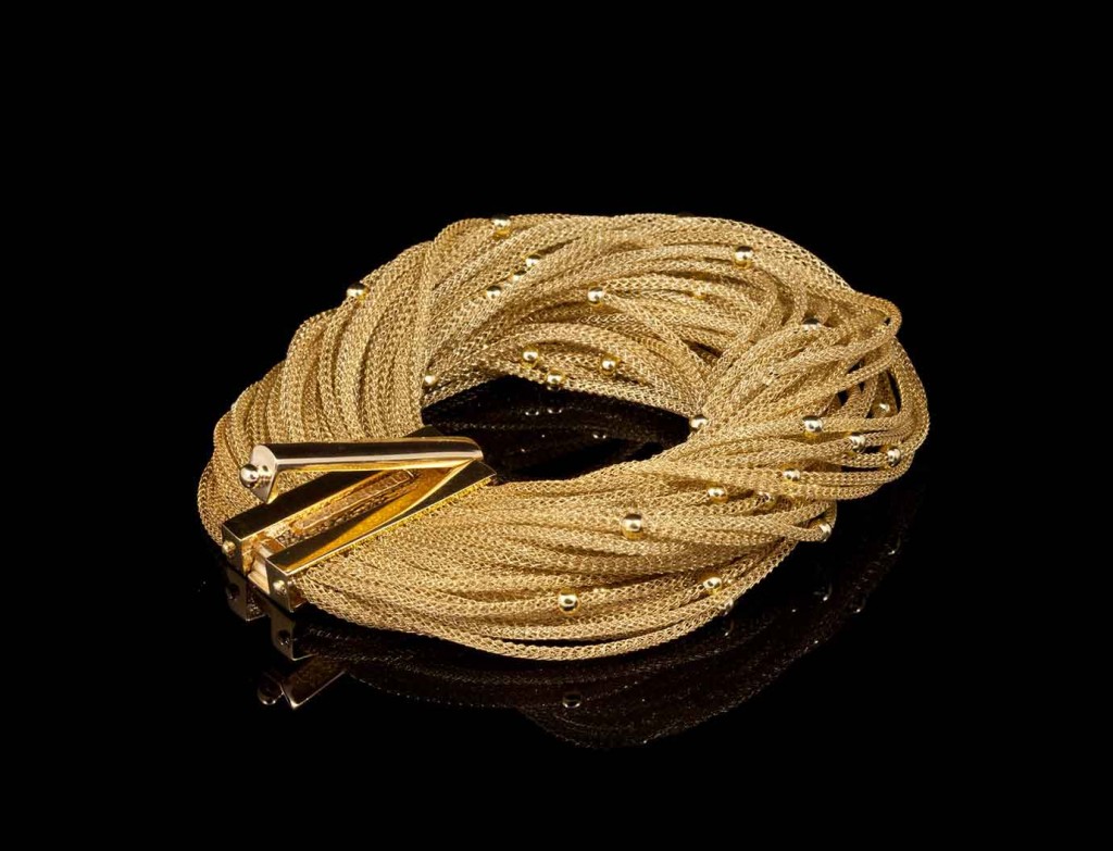 Designer Classic Gold Tuft Bracelet